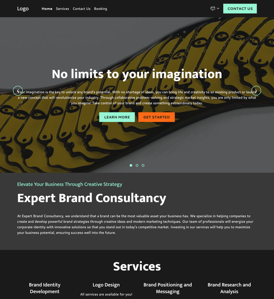 brand consultant template preview