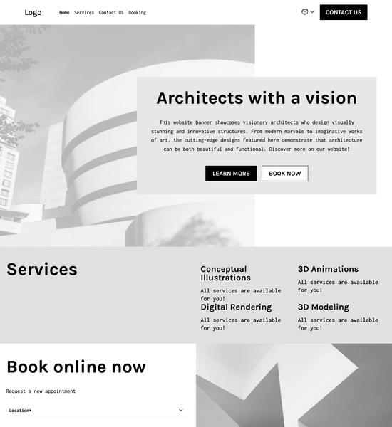 architecture illustrator template preview