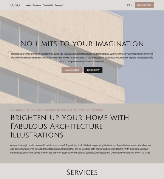 architecture illustrator template preview