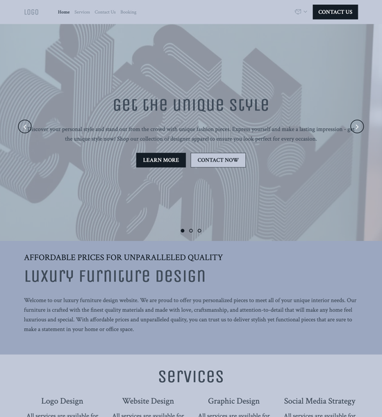 designer template preview