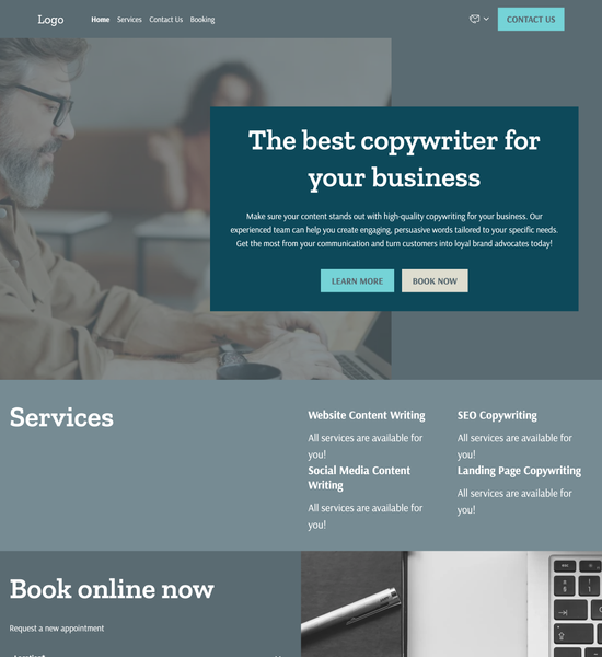 copywriter template preview