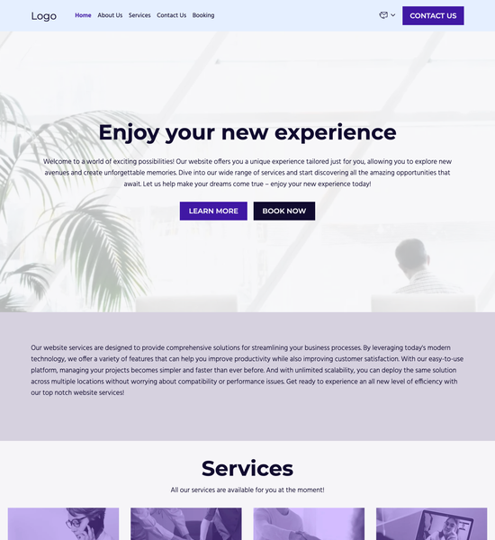 provide services template preview