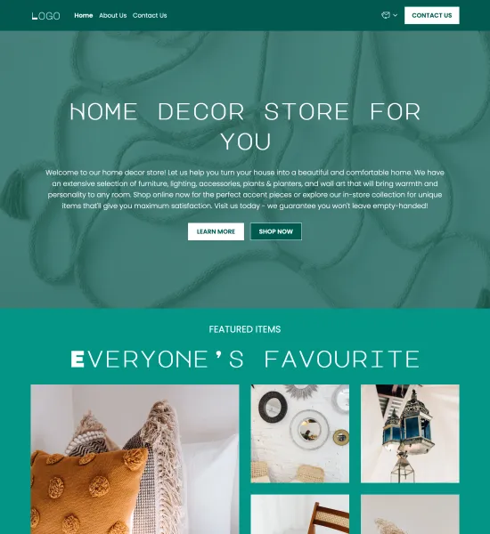 home improvement store template preview