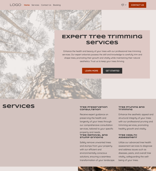 arborist template preview