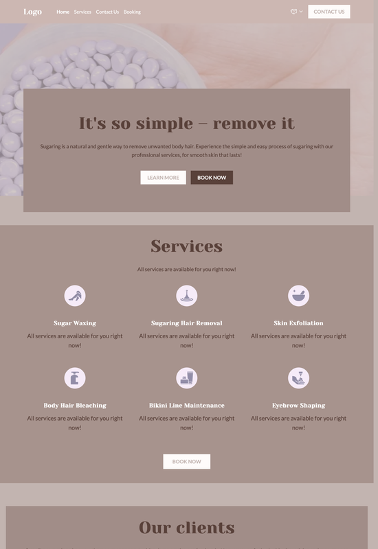 sugaring master template preview