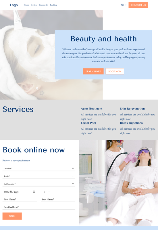 dermatologist template preview