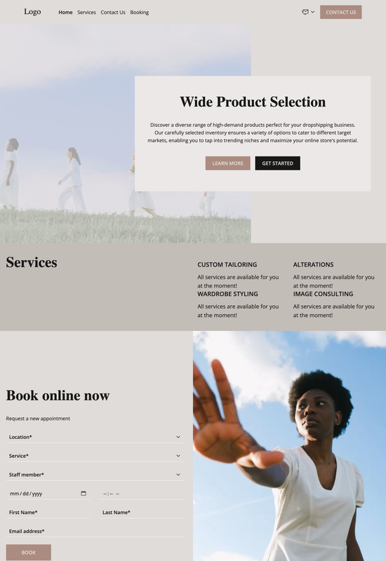 fashion designer template preview