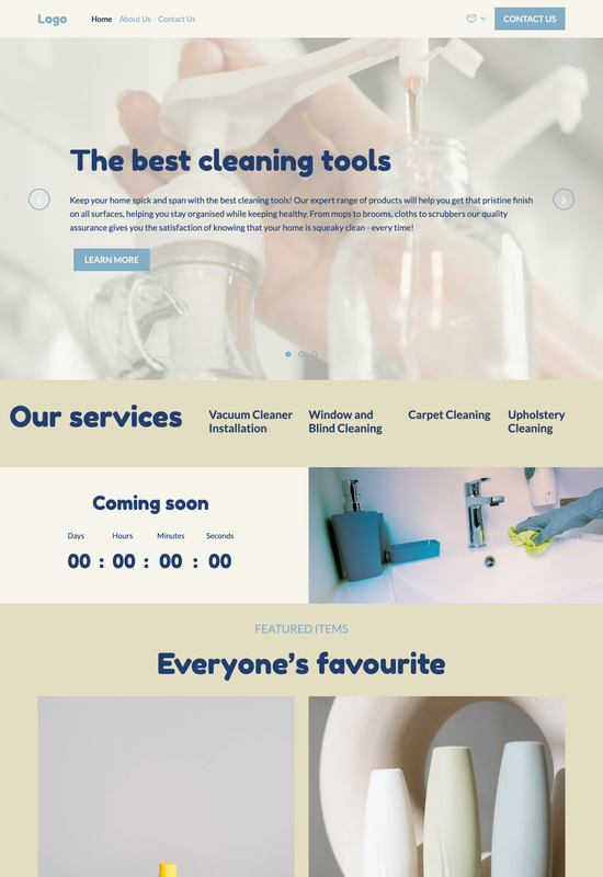 cleaning gadgets store template preview