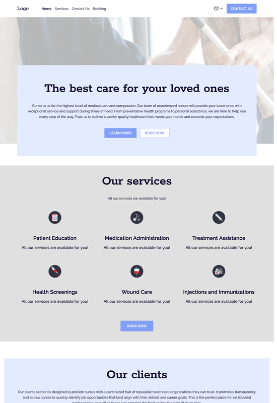 nurse template preview