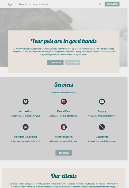 Anteprima del modello veterinario
