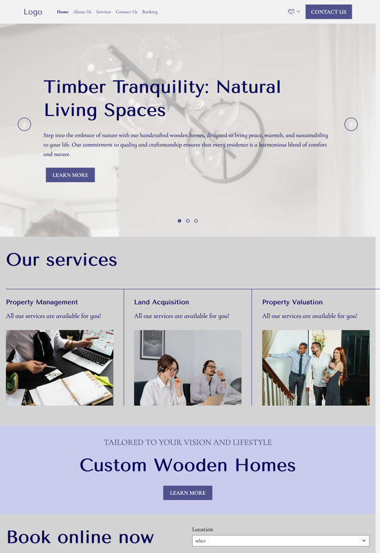 real estate firm template preview
