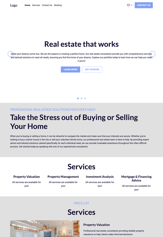 pré-visualização do modelo de consultor imobiliário