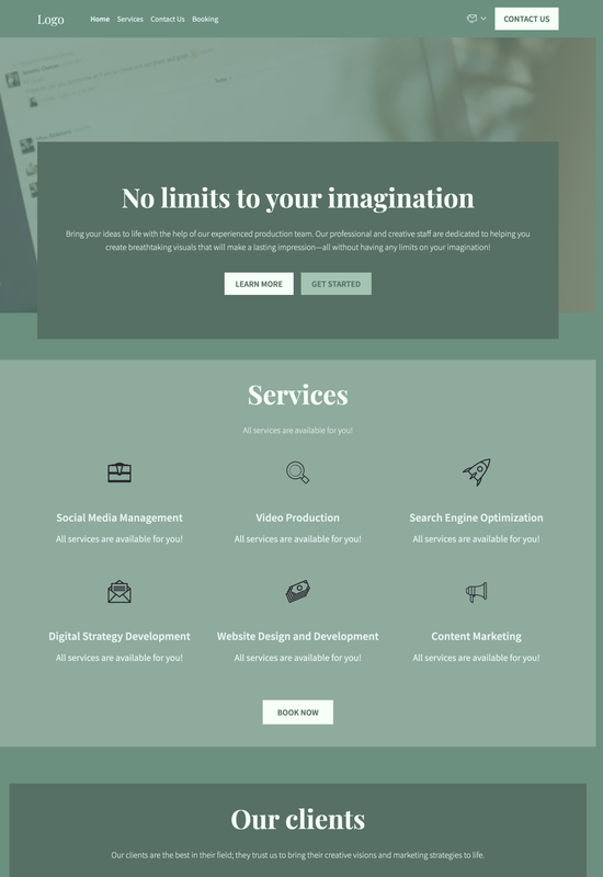 advertising producer template preview