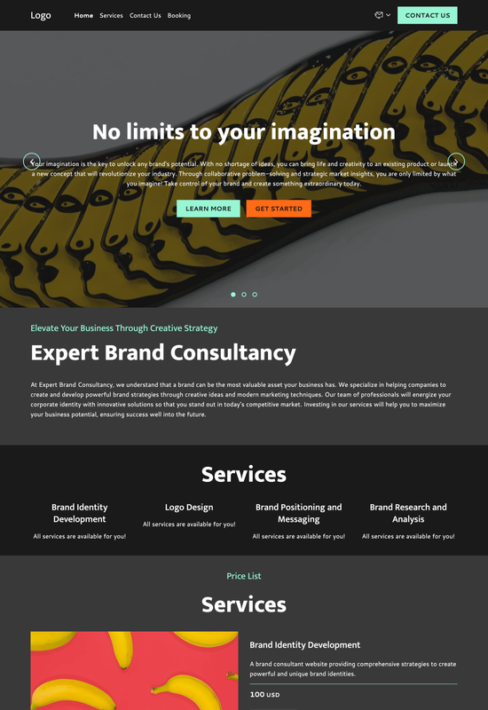 brand consultant template preview