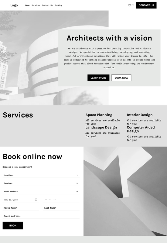 architect template preview