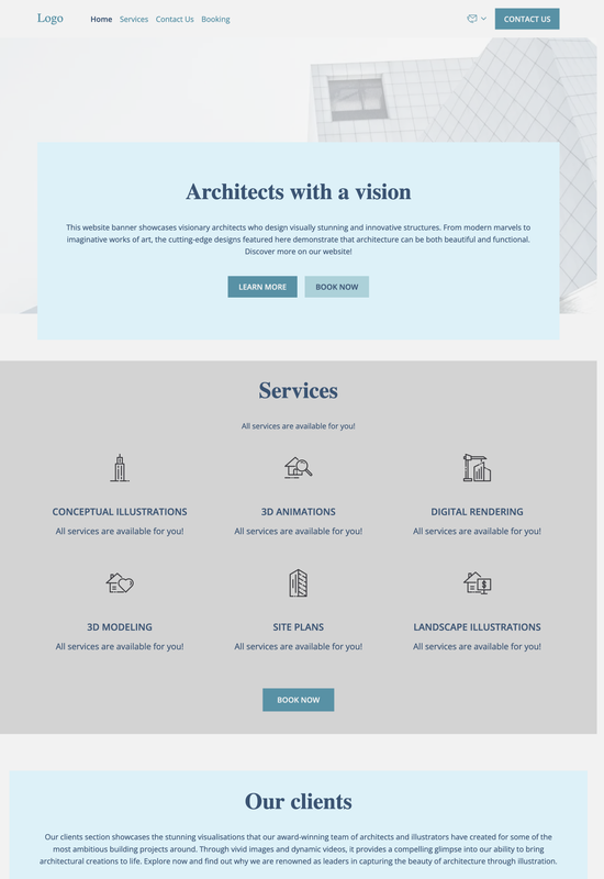 architecture illustrator template preview