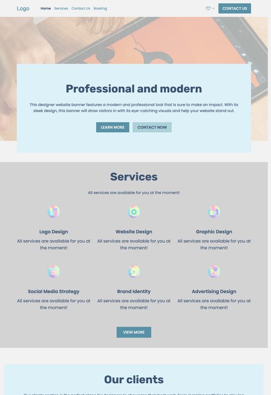 designer template preview