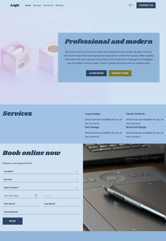 illustrator template preview