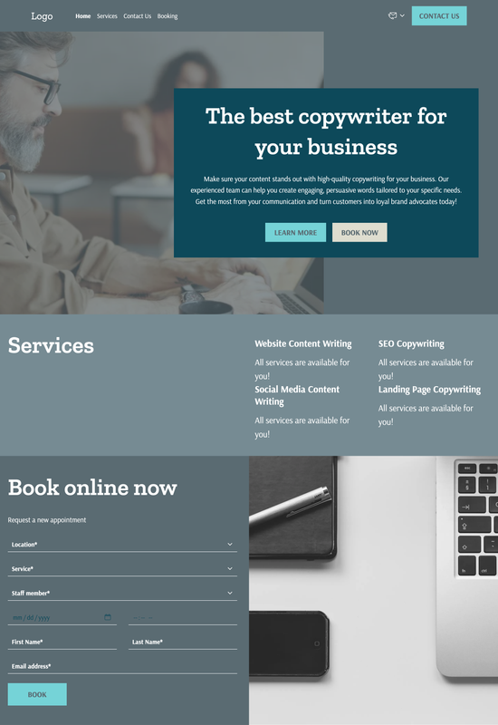 copywriter template preview