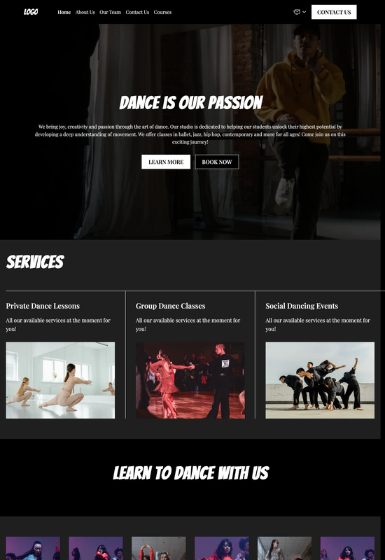 Anteprima del modello per scuola di danza