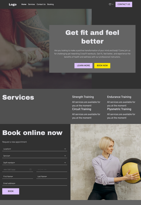 CrossFit instructor template preview