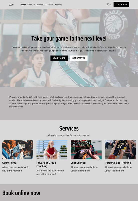 basketball field template preview