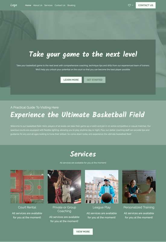 basketball field template preview