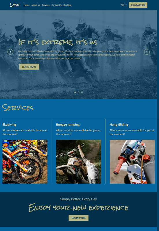extreme sports  template preview