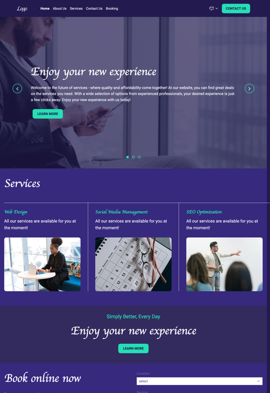 provide services template preview