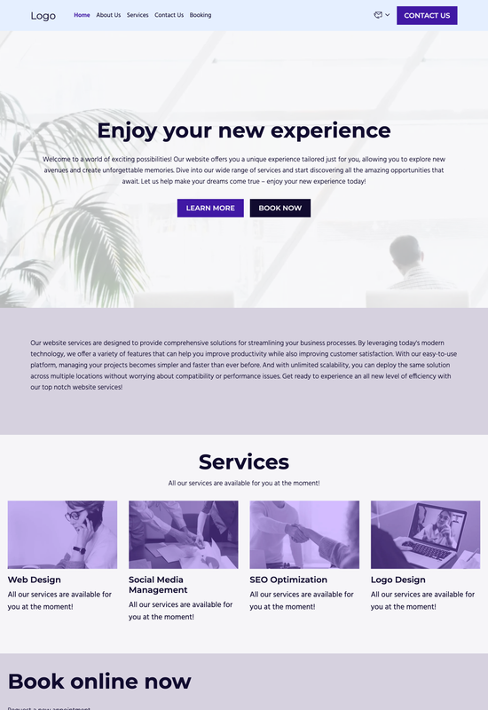 provide services template preview