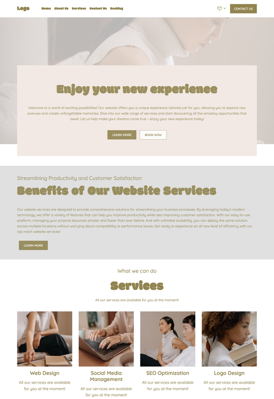 provide services template preview
