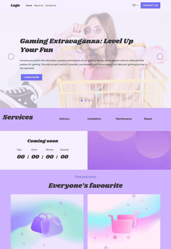sell products template preview
