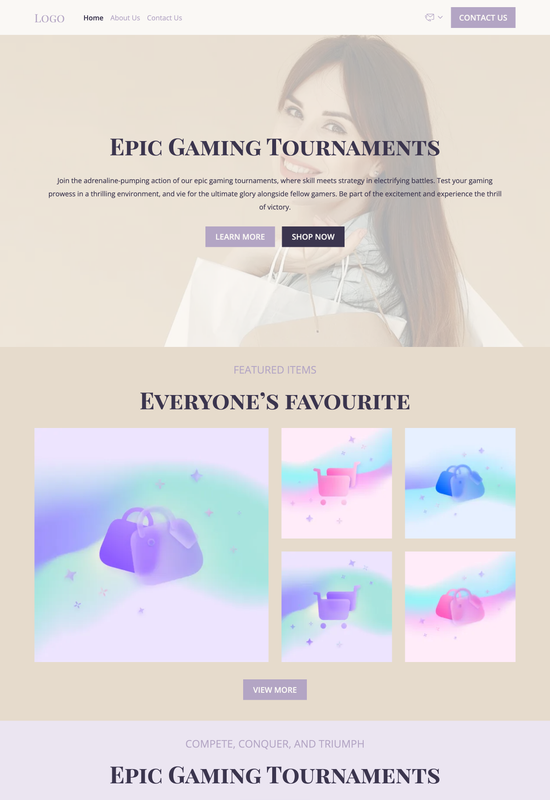 sell products template preview