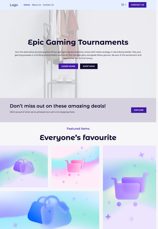 sell products template preview