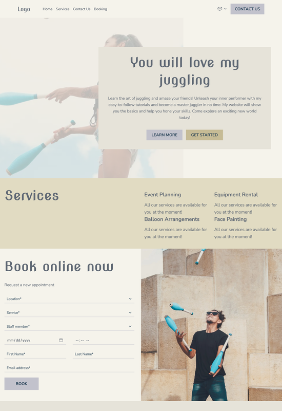juggling template preview