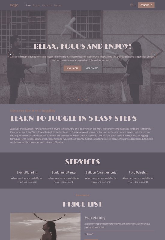 juggling template preview