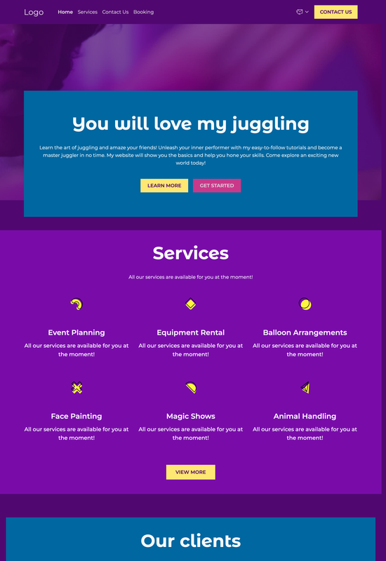 juggling template preview
