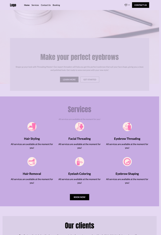 threading master template preview